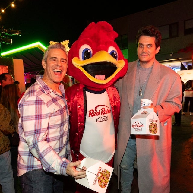 Andy Cohen and John Mayer