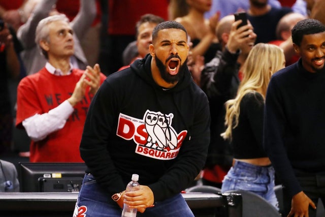 Drake at Raptors playoff game on may 21