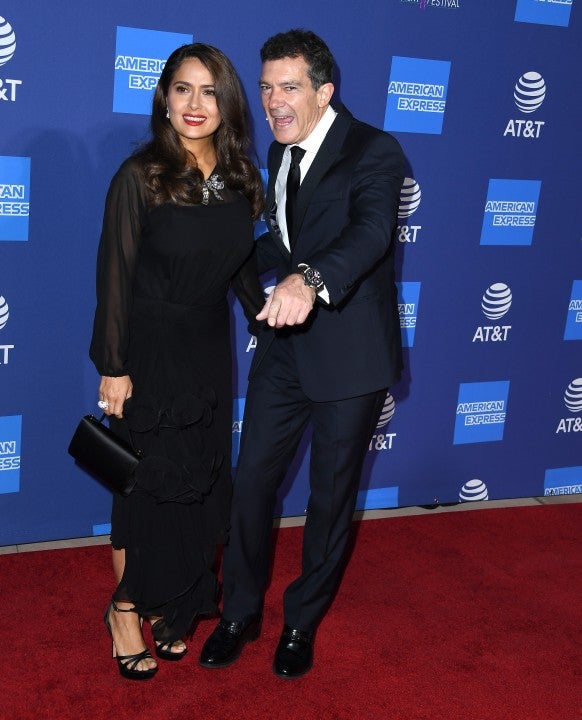 Salma Hayek and Antonio Banderas at the Annual Palm Springs International Film Festival Film Awards Gala