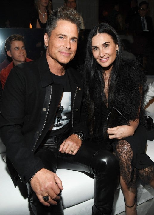 Rob Lowe and Demi Moore at the Tom Ford AW20 Show