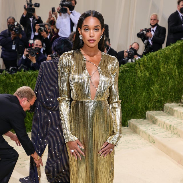 Laura Harrier at The 2021 Met Gala 