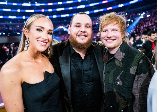 Nicole Hocking, Luke Combs and Ed Sheeran