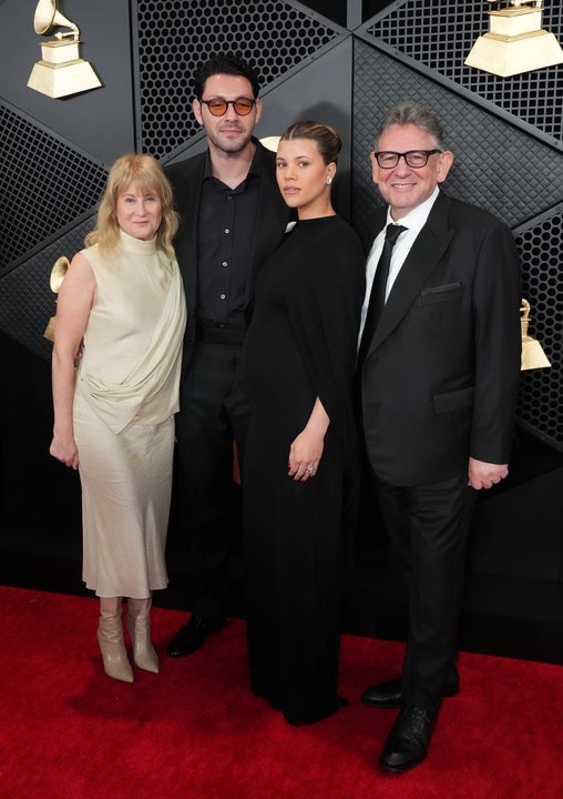 Caroline Grainge, Elliot Grainge, Sofia Richie, and Lucian Grainge