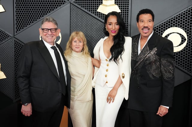 Lucian Grainge, Caroline Grainge, Lisa Parigi, and Lionel Richie